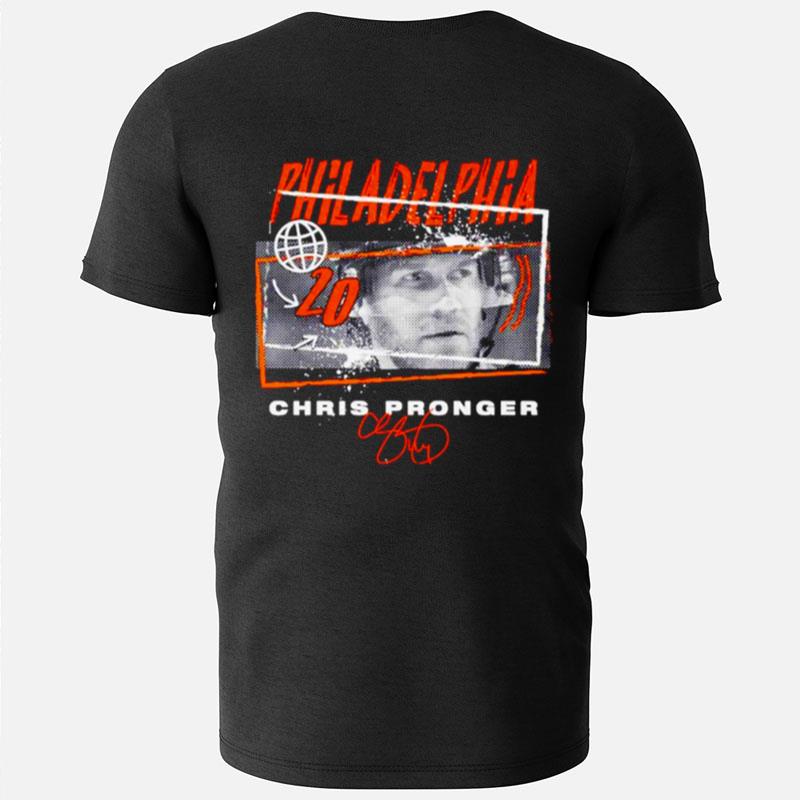Chris Pronger Philadelphia Flyers Tones Signature T-Shirts