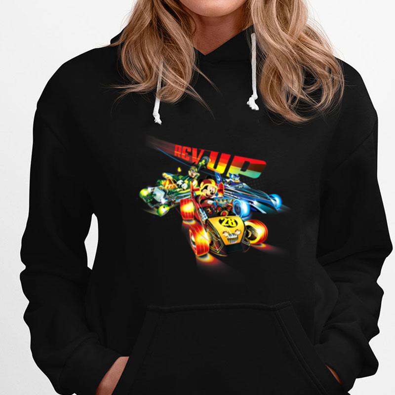 Disney Mickey And Goofy Race Rev T-Shirts