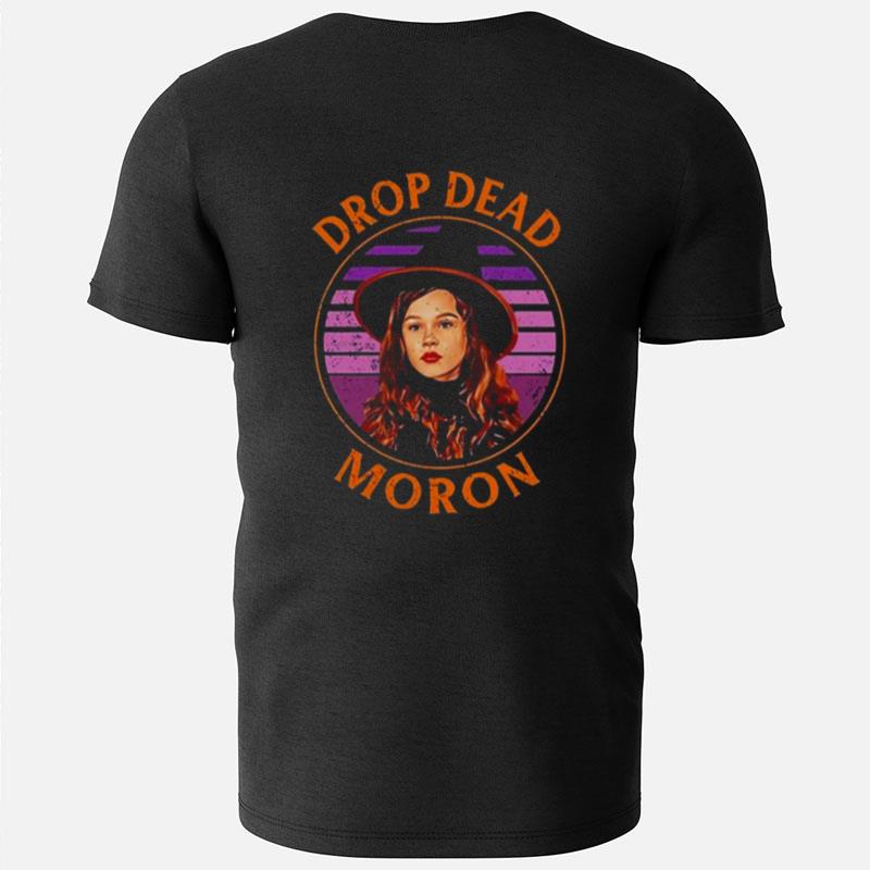 Drop Dead Moron Vintage Halloween T-Shirts