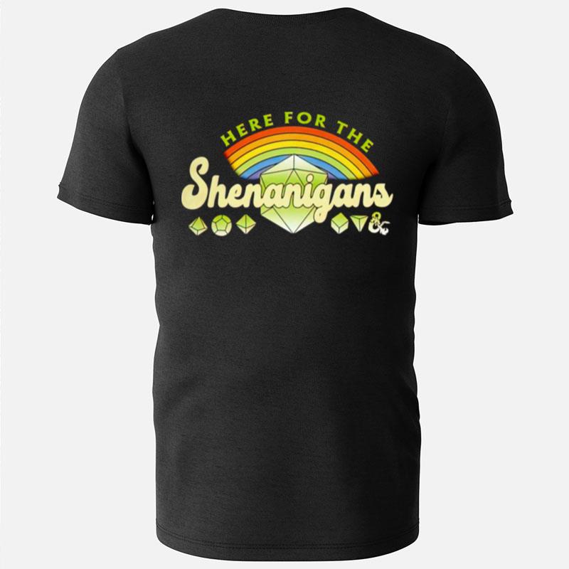 Dungeons And Dragons Merchandise Here For Shenanigans T-Shirts