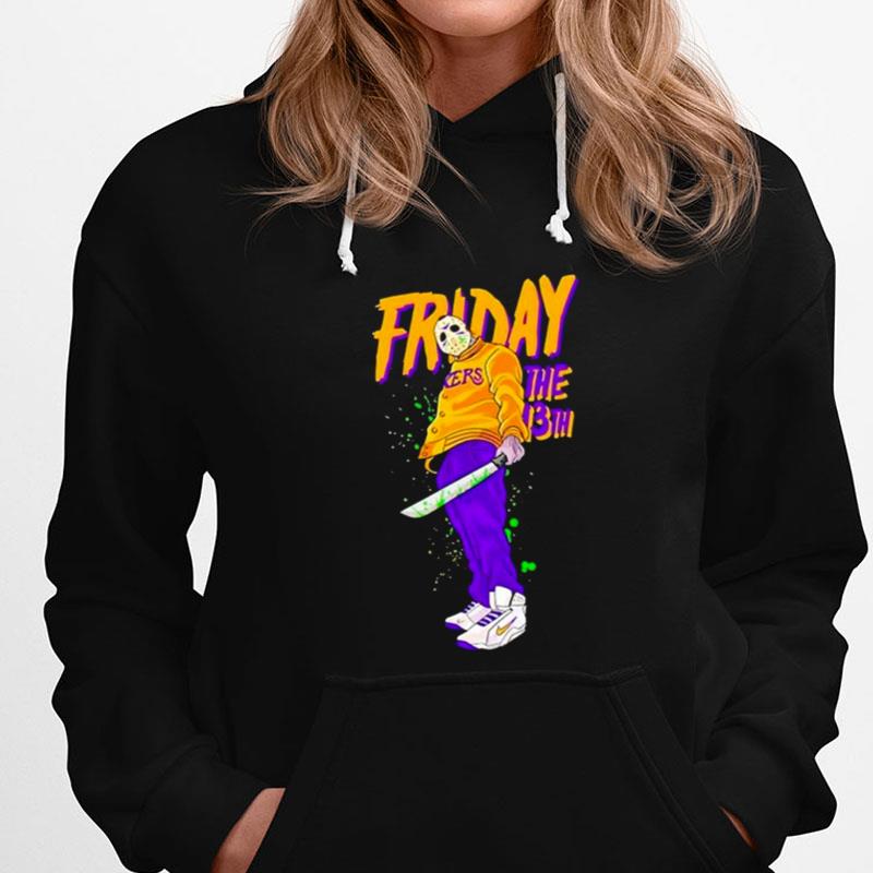 Friday The 13Th Jason Voorhees Los Angeles Lakers Halloween T-Shirts