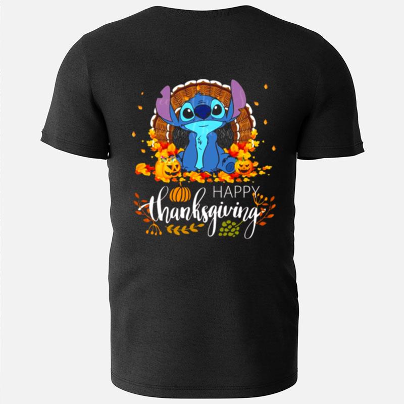 Happy Thanksgiving Stitch Disney Thanksgiving T-Shirts