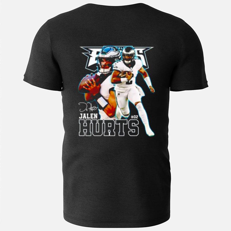 Jalen Hurts Football Signature Vintage Retro 80S 90S Style Perfect Gift For Football T-Shirts