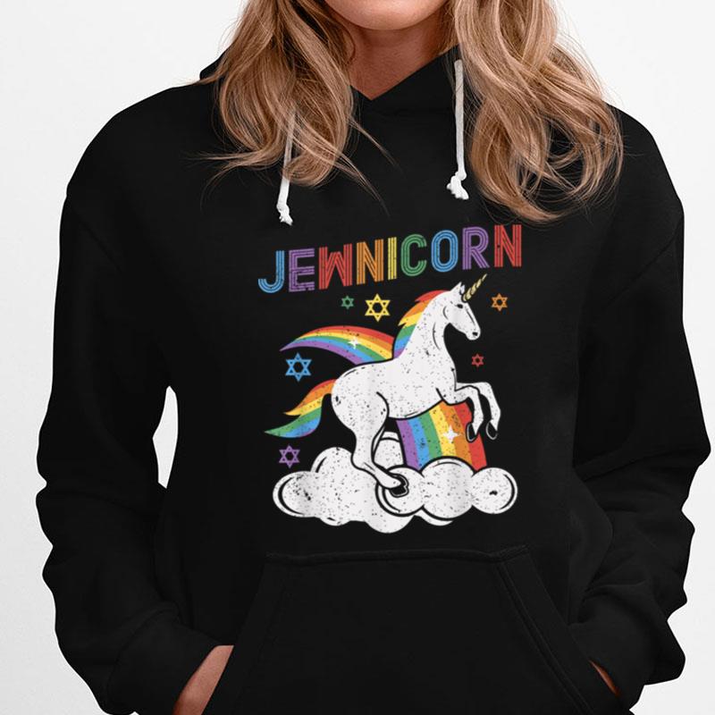 Jewnicorn Funny Jewish Unicorn Chanukah Girls Hanukkah Women T-Shirts