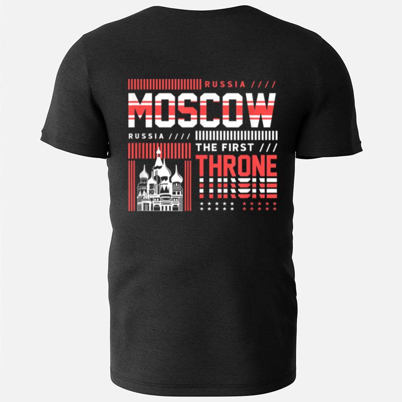 Moscow Russia First Throne Vacation Visit Travel Adventure T-Shirts