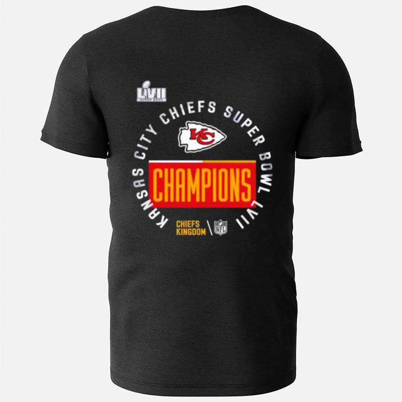 NFL Kansas City Chiefs Win Super Bowl Lvii Champions Chiefs Kingdom T-Shirts
