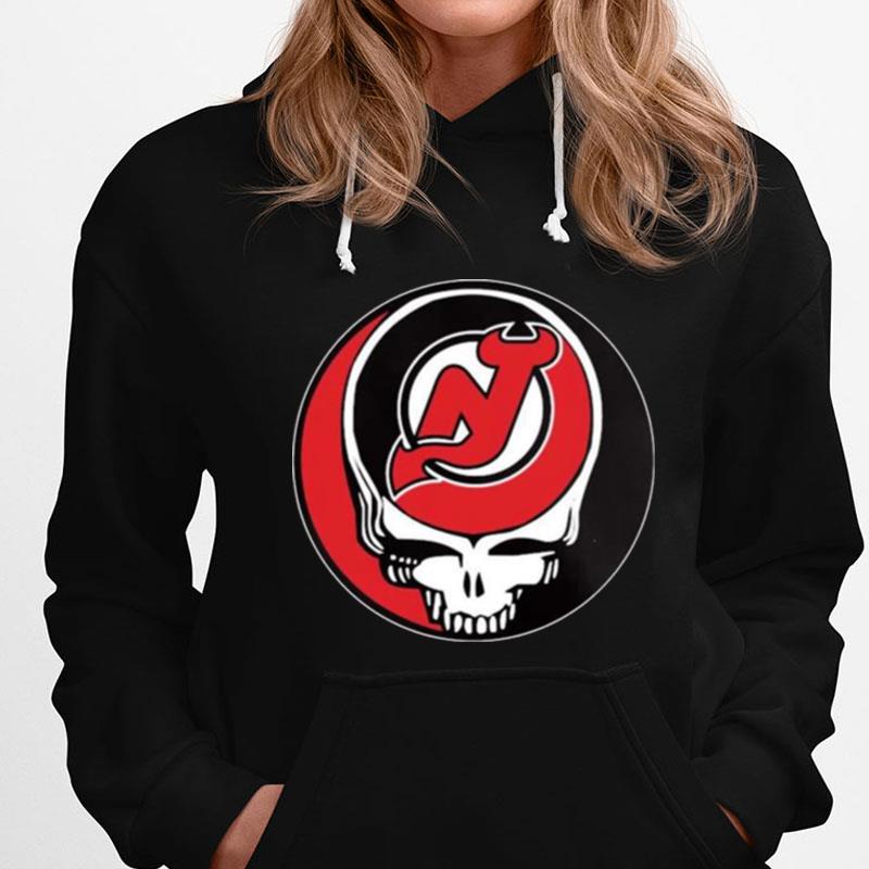 New Jersey Devils Grateful Dead Steal Your Face Hockey Nhl T-Shirts