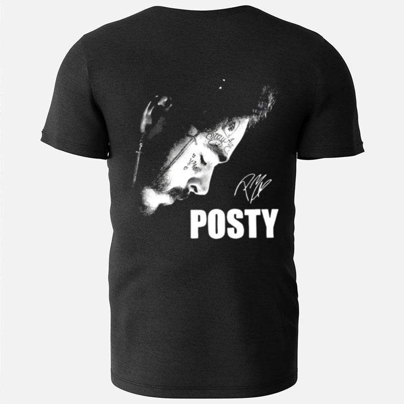 Posty Post Malone Signed Vintage T-Shirts