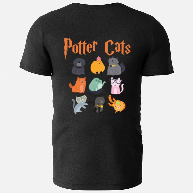 Potter Cute Magic Cats Harry Pawter Classic T-Shirts