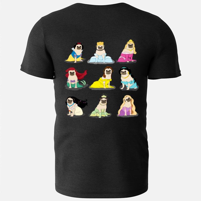 Pug Princesses Version 2 Classic T-Shirts