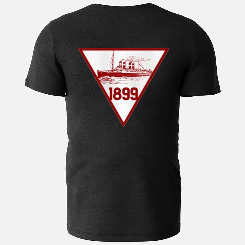 Red Pyramids 1899 Kerberos Steam Ship T-Shirts