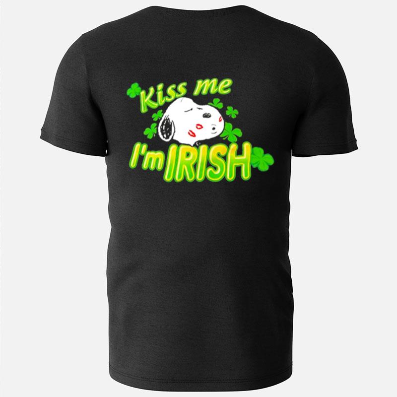 Snoopy Kiss Me I'm Irish Happy St.Patrick's Day T-Shirts