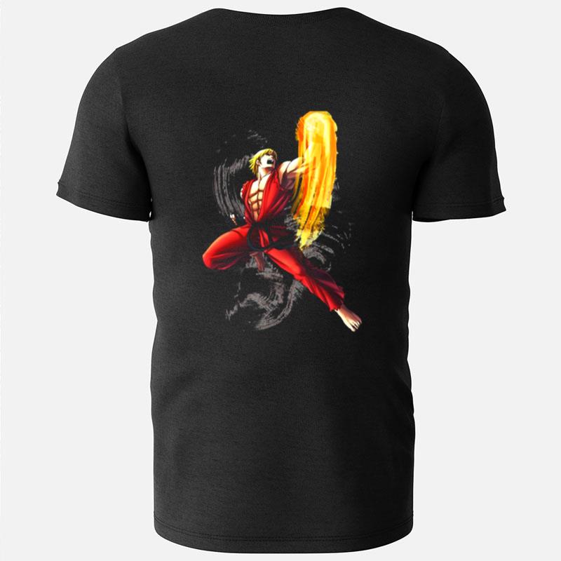 Street Fighter Ken Masters Fight Skill T-Shirts