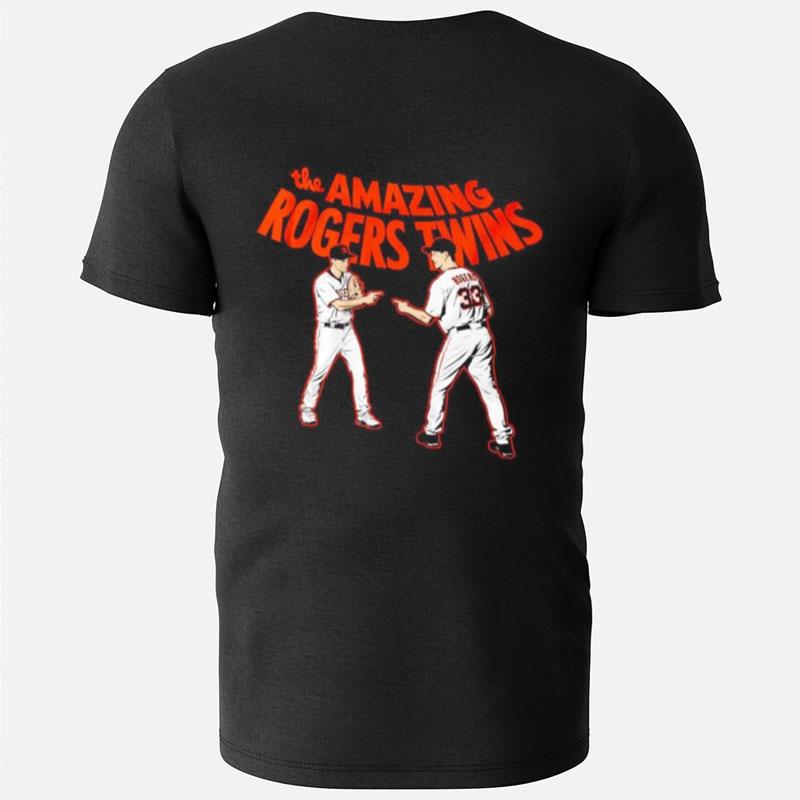 The Amazing Rogers Twins San Francisco Giants Baseball T-Shirts