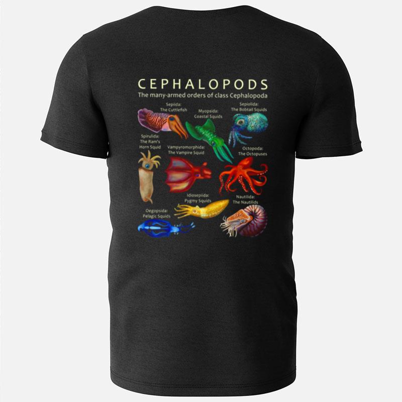 The Cephalopod Octopus Squid Nautilus And Cuttlefish T-Shirts