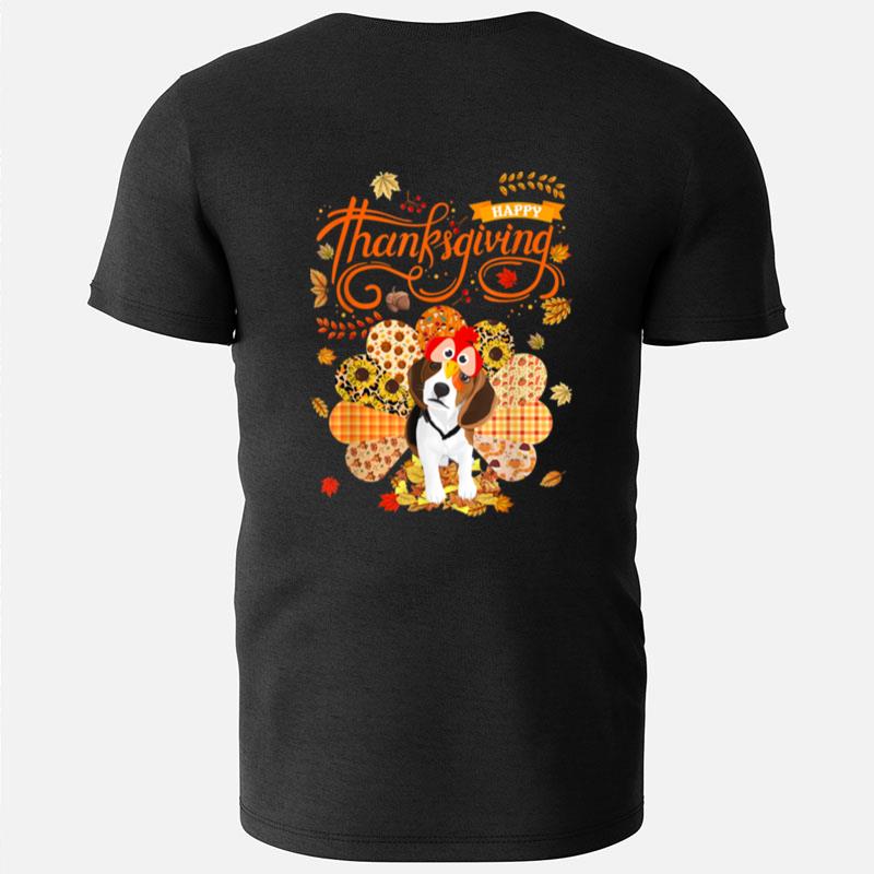 Turkey Dog Beagle Happy Thanksgiving Autumn Fall Lover T-Shirts