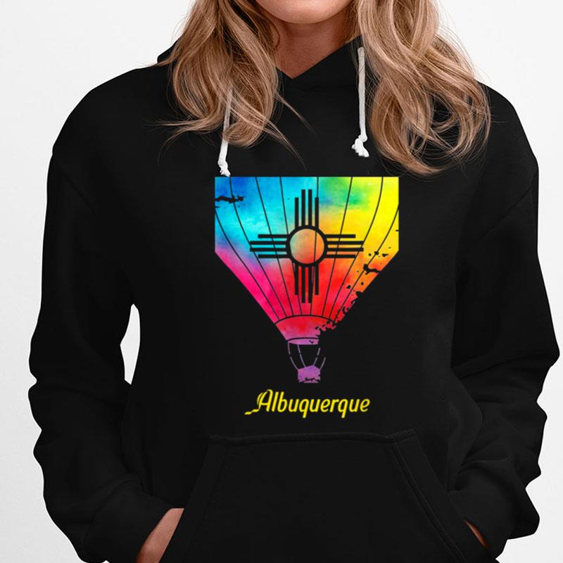 Vintage Rainbow Air Balloon Festive New Mexico Albuquerque T-Shirts