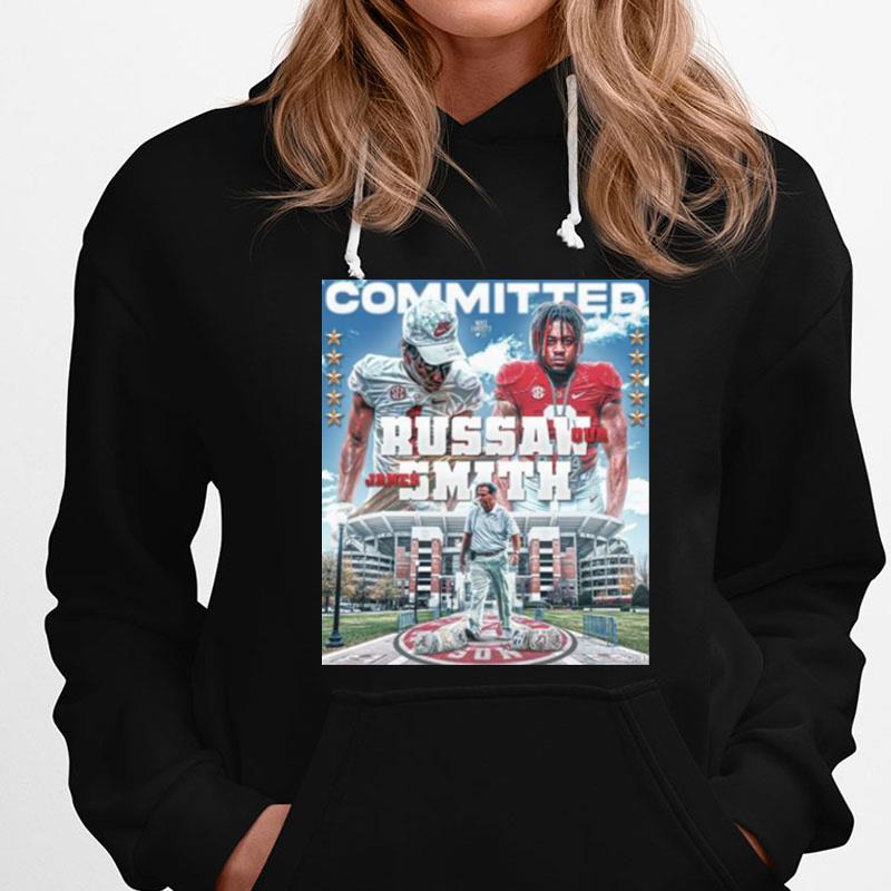 Alabama Crimson Tide Committed Russaw Qua James Smith T-Shirts