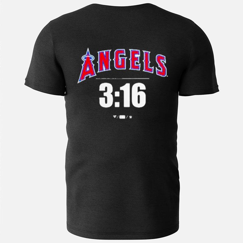 Angels 3 16 Stone Cold Steve Austin Heather Gray Los Angeles T-Shirts
