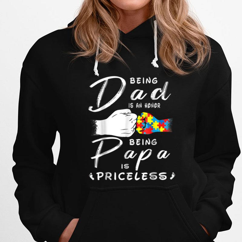 Being A Dad Is An Honor Being Papa Is Priceless Fathers Day T-Shirts