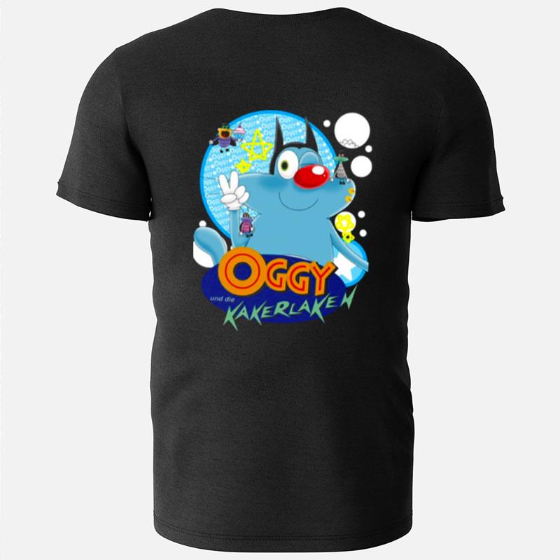 Cartoon Design Oggy And The Cockroaches T-Shirts