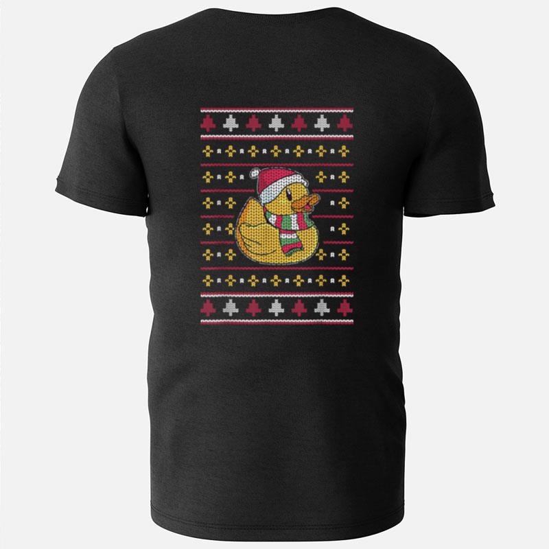 Cute Rubber Duckie Duck Christmas Santa Clause T-Shirts