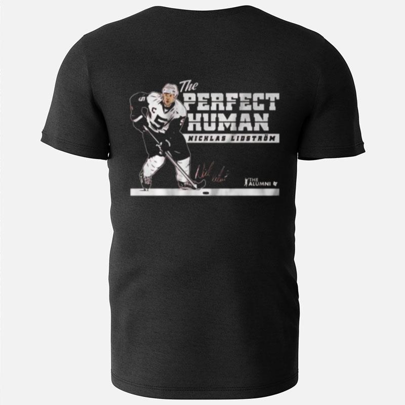 Detroit Red Wings Nicklas Lidström Perfect Human Signature T-Shirts