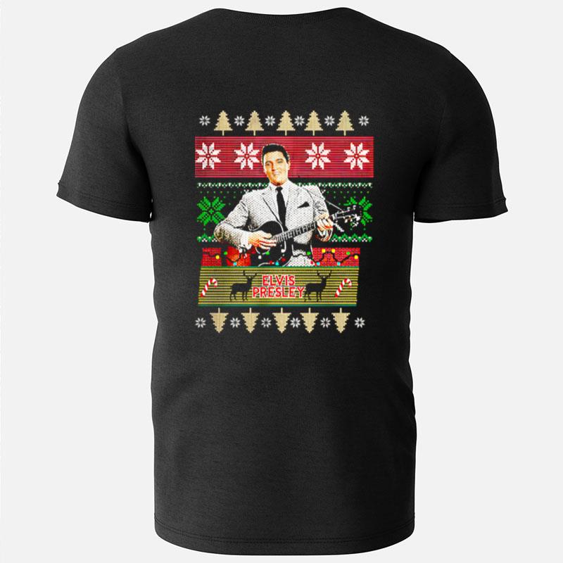 Elvis Presley Knitting Pattern Christmas T-Shirts