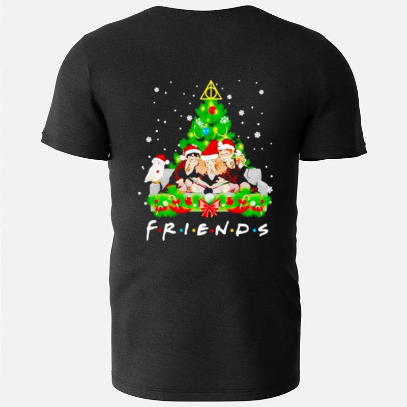 Friends Harry Potter And Ron And Hermione Merry Christmas T-Shirts