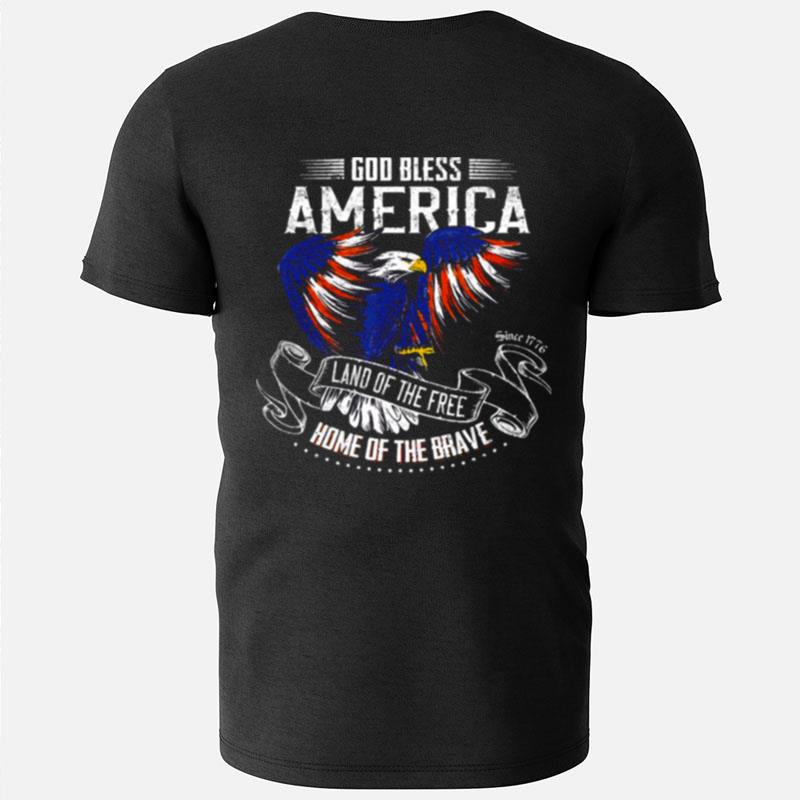 God Bless America Land Of The Free T-Shirts