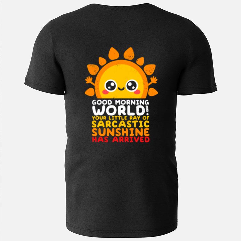 Good Morning World Your Little Ray Of Sarcastic Sunshine Has Arrived T-Shirts