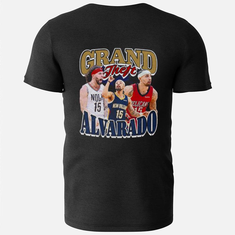 Grand Theft Alvarado New Orleans Pelicans Bootleg Graphic T-Shirts