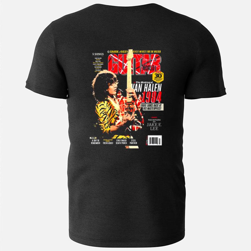 Guitar Van World Eddie Van Halen Magazine T-Shirts