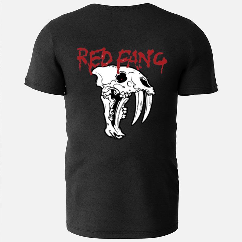 Iconic Skull Art Red Fang T-Shirts