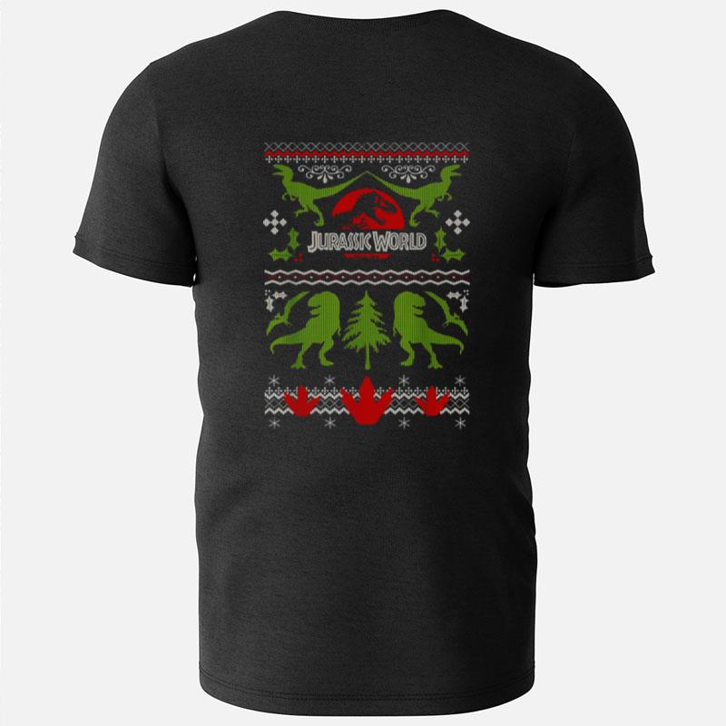 Jurassic World Dinosaur Xmas Ugly Christmas T-Shirts