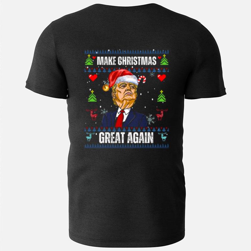 Make Christmas Great Again Christmas Gift Funny Trump Happy Holidays Usa T-Shirts