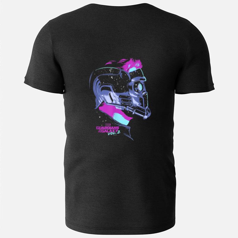 Marvel Guardians Vol.2 Star Lord Neon Pop Graphic T-Shirts