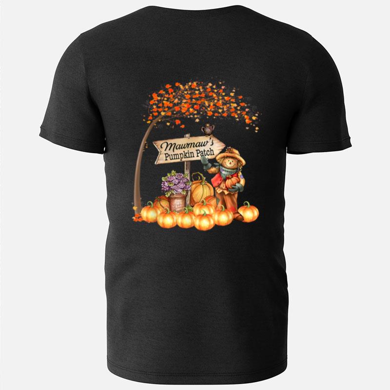 Mawmaw's Pumpkin Patch Fall Halloween Grandma Family T-Shirts