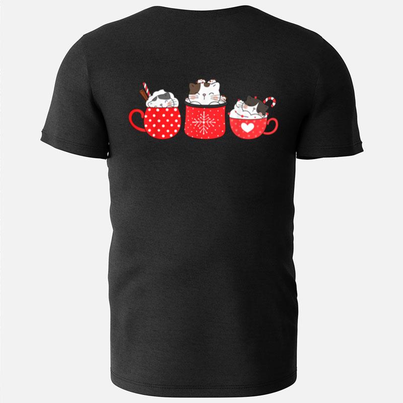 Merry Catmas Cute Meowy Xmas Christmas Season Cat Lover T-Shirts