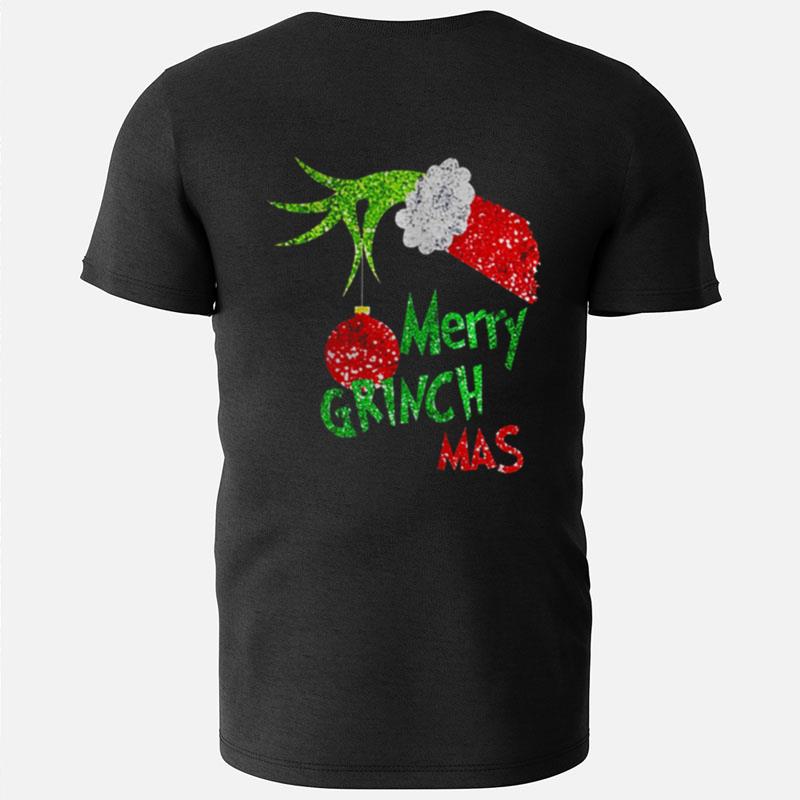 Merry Grinchmas Glitter T-Shirts