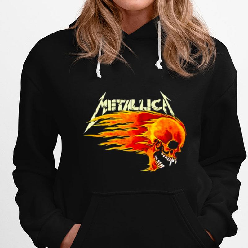 Metallica Flaming Skull Slipmat T-Shirts
