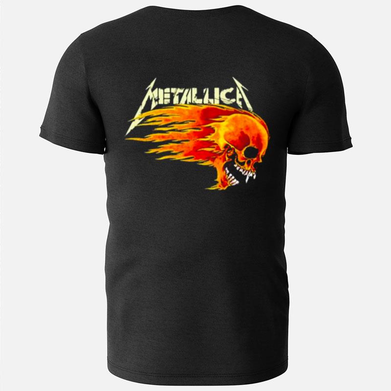 Metallica Flaming Skull Slipmat T-Shirts