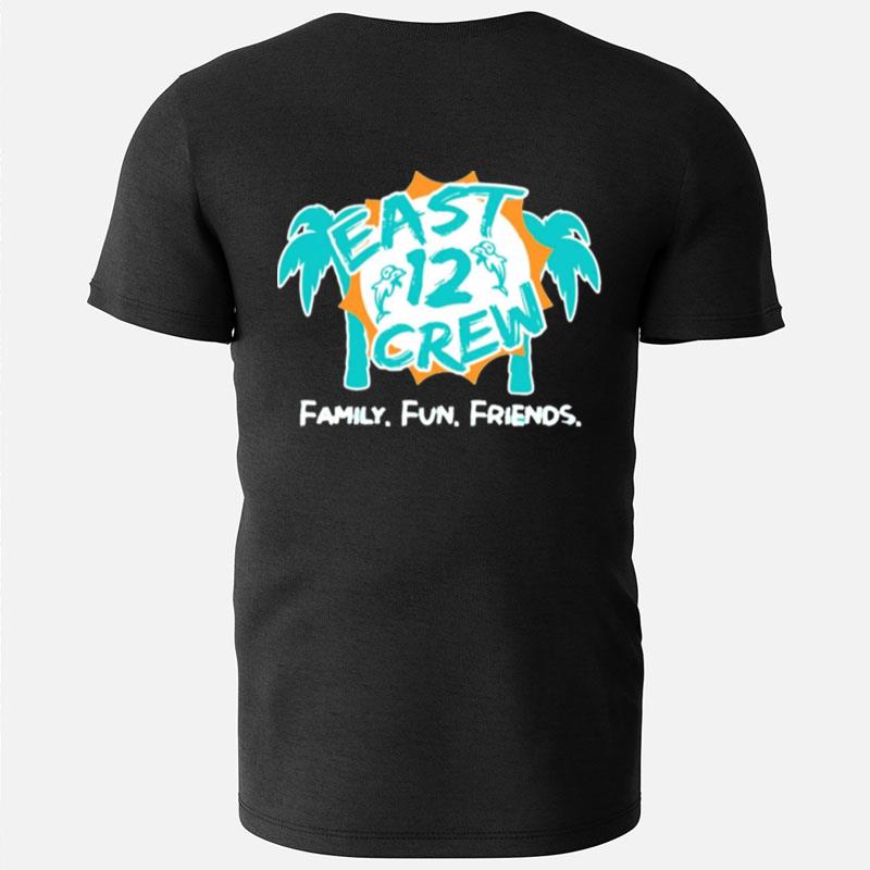 Miami Dolphins East 12 Crew Family Fun Friends T-Shirts