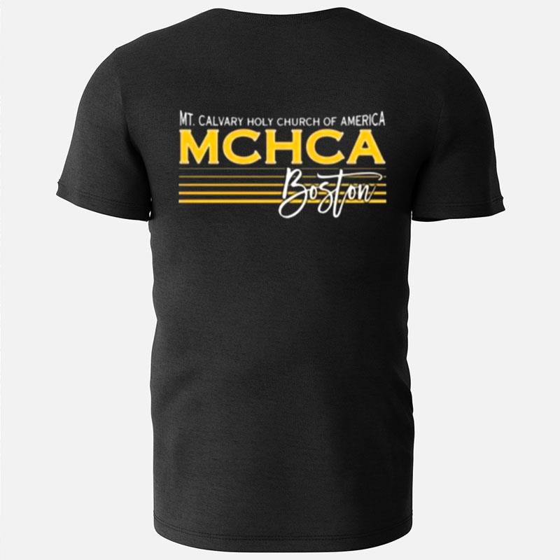 Mt Calvary Holy Church Of America Mchca Boston T-Shirts