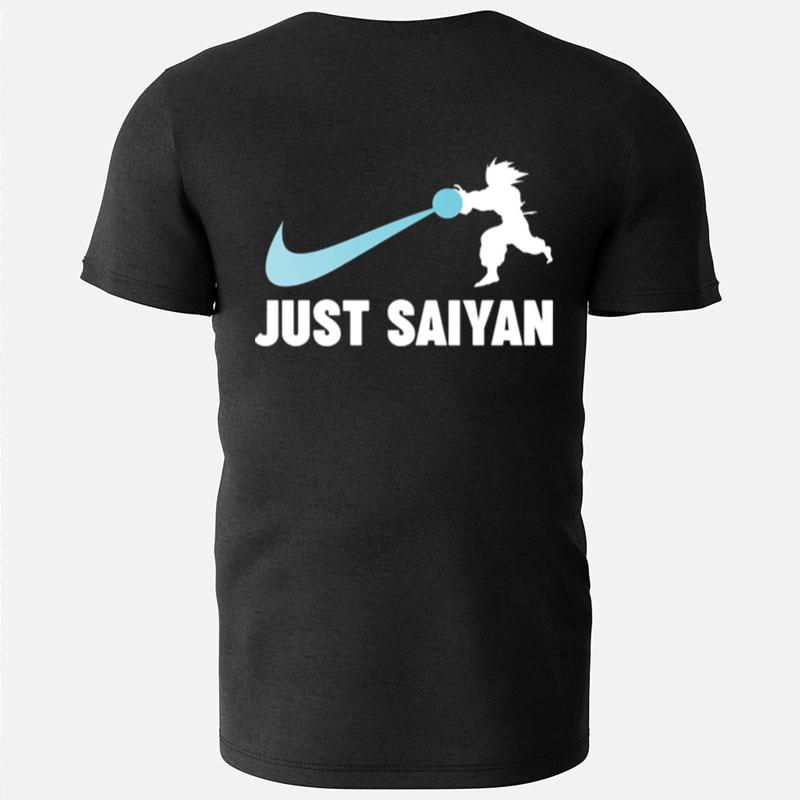 Nike Logo X Dragon Ball Saigan Just Saiyan T-Shirts