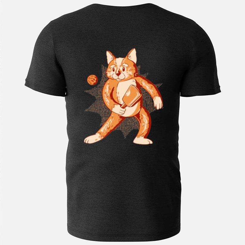 Pickleball Cat T-Shirts