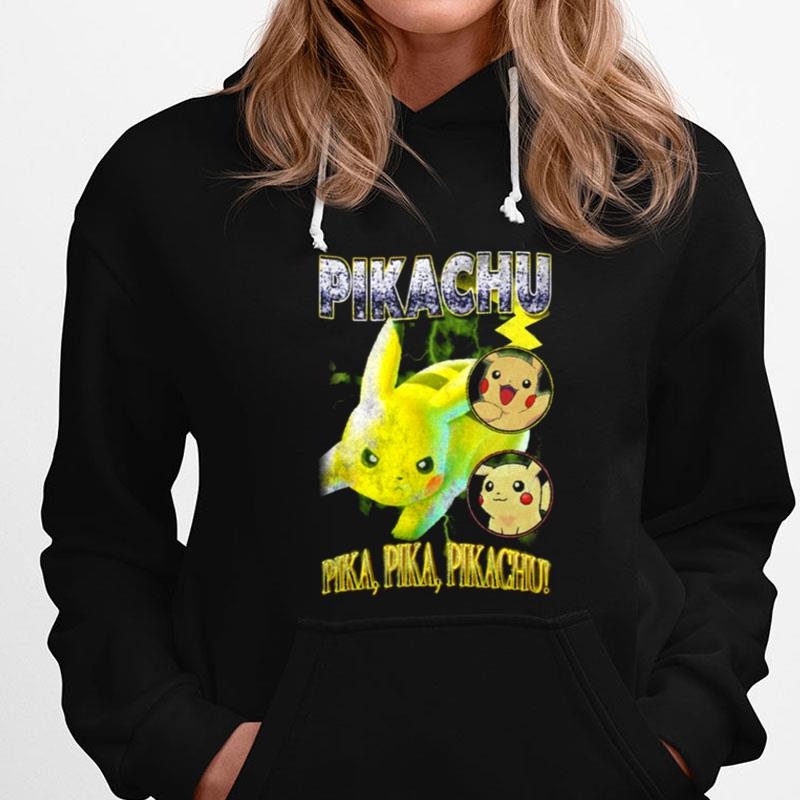 Pika Pika Pikachu Thunder Power Pokemon Vintage T-Shirts