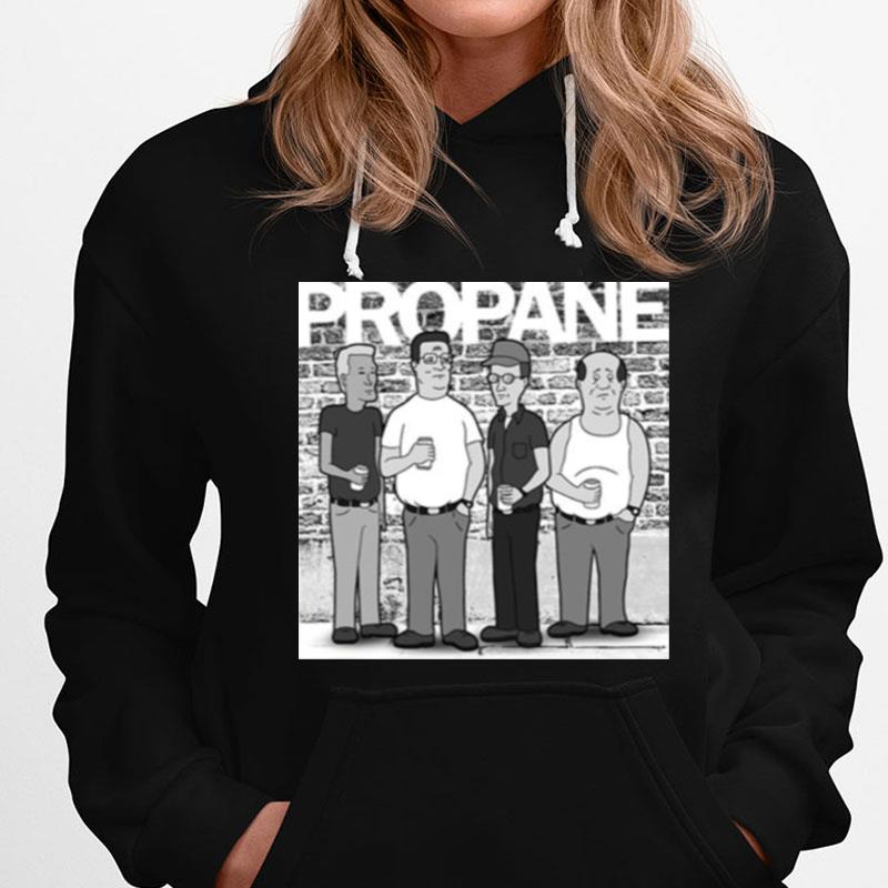 Propane Balck And White King Of The Hill T-Shirts