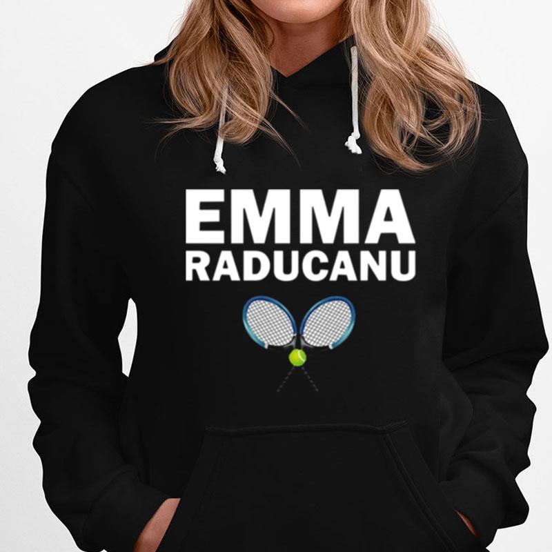 Racket And Ball Emma Raducanu No 1 Tennis T-Shirts