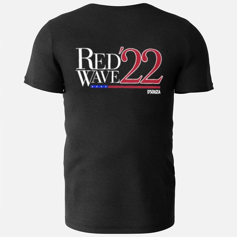 Red Wave 22 Text Based T-Shirts